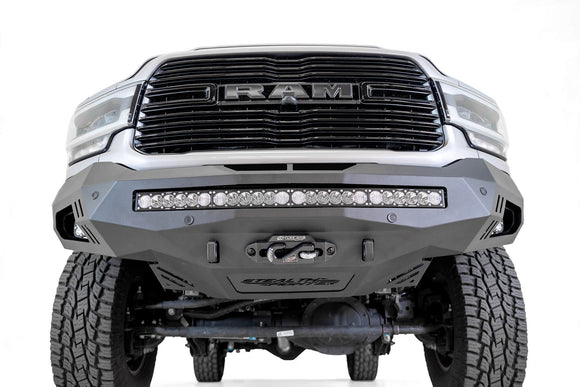 Addictive Desert Designs 19-20 RAM 2500/3500 Hammer Black Stealth Fighter Front Bumper