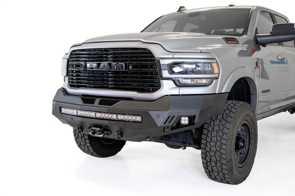 Addictive Desert Designs 19-20 RAM 2500/3500 Hammer Black Stealth Fighter Front Bumper