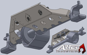 Artec Industries 78-79 Ford F-350 Dana 60 Full Hydro Ram Mount Only Ford - 0