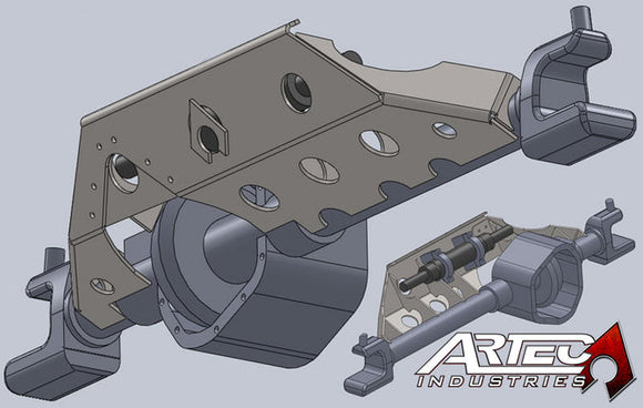 Artec Industries 78-90 Ram 3500 Dana 60 Full Hydro Ram Mount Only Dodge Full Width
