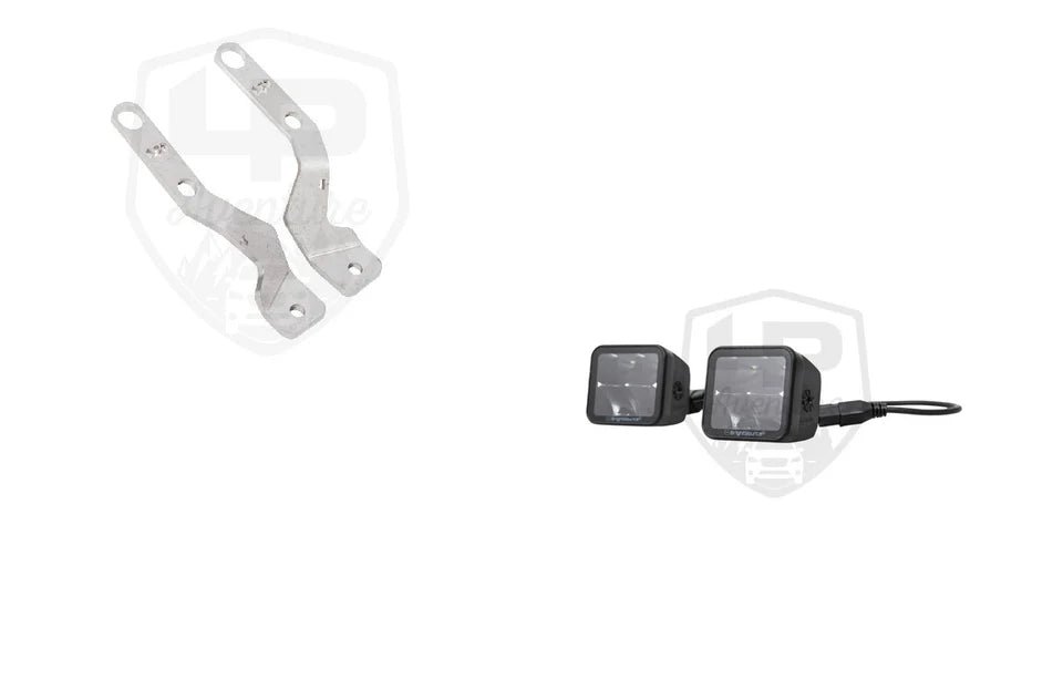 LP Aventure 16-18 Toyota RAV4 Hood Light Brackets - Bare (Pair)