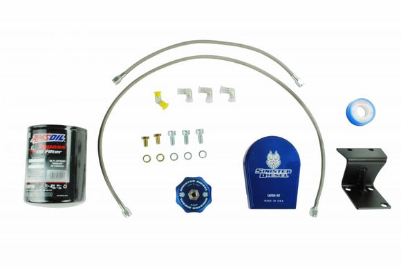 Sinister Diesel 13-20 Ram 2500/3500 6.7L Cummins Bypass Oil Filter System