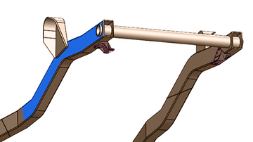 Rust Buster 1976-1986 Jeep CJ Front Frame Stiffeners