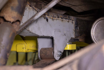 Rust Buster 1987-1995 Jeep Wrangler Rear Frame Repair Kit With Leaf Spring Mount - Left