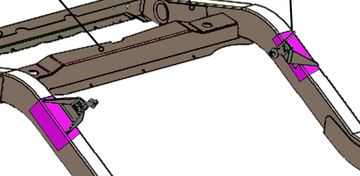 Rust Busterr 1987-1995 Jeep Wrangler YJ Rear Upper Shock Mount Frame Repair Kit Fo - Left