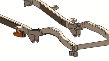 Rust Buster 1997-2006 Jeep Wrangler Rear Upper Control Arm Mount - Right