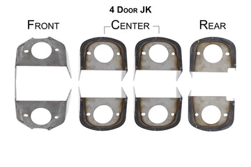 Rust Buster 2007-2018 Jeep Wrangler 4-Door Frame Body Mounts