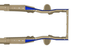 Rust Buster 1984-2001 Jeep Cherokee Front Unibody Stiffeners - 0