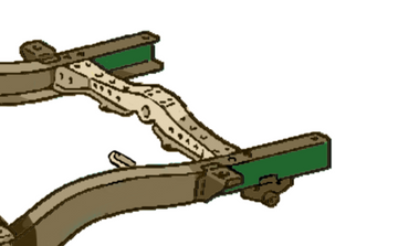 Rust Buster 1995-2004 Toyota Tacoma Rear Frame Stiffeners