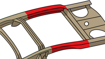 Rust Buster 1998-2003 Ford Ranger Rear Over-Axle Frame Section - Right