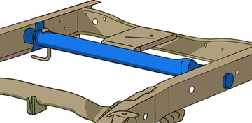 Rust Buster Rear Shock Crossmember GM Pick Up Trucks