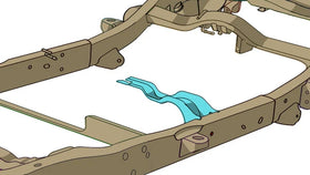 Rust Buster Front Fuel Tank Support Bracket For 2000-2020 GM SUV RB7411 - 0