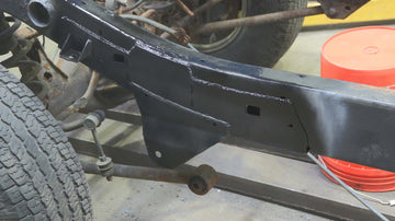 Rust Buster 1996-2002 Toyota 4Runner Mid-Rear Frame Repair Kit With C/A Mount - Left