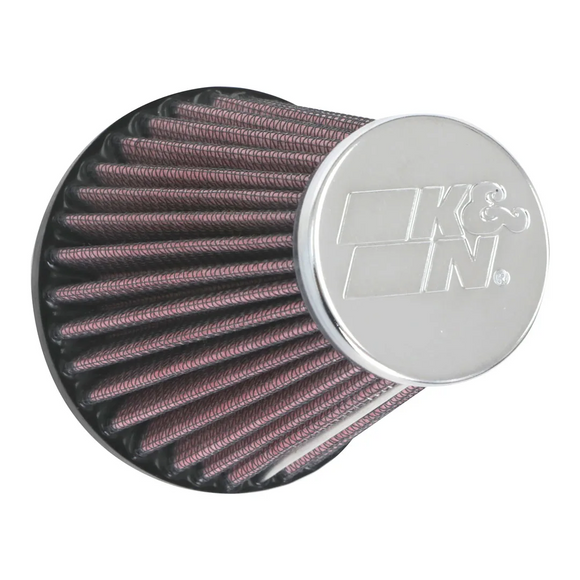 K&N Universal Clamp-On Air Filter 2-1/8in Flange 3-1/2in Base 2in Top 4in Height