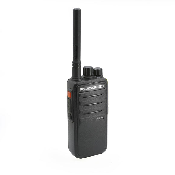 Rugged Radios Rugged RDH16 - Business Band Two Way Handheld Radio - Digital and Analog UHF / Black