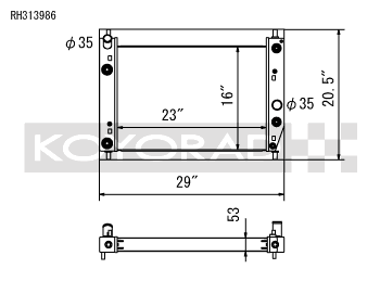 Koyo 05-13 Chevrolet Corvette C6 Racing Radiator