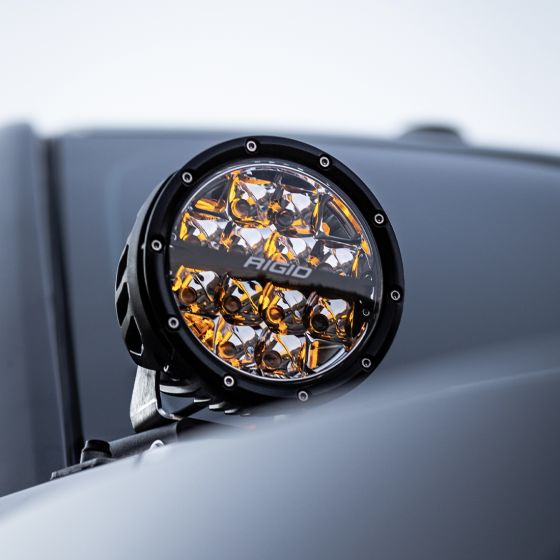 Rigid Industries 360-Series 4in LED Off-Road Spot Beam - Red Backlight (Pair) - 0