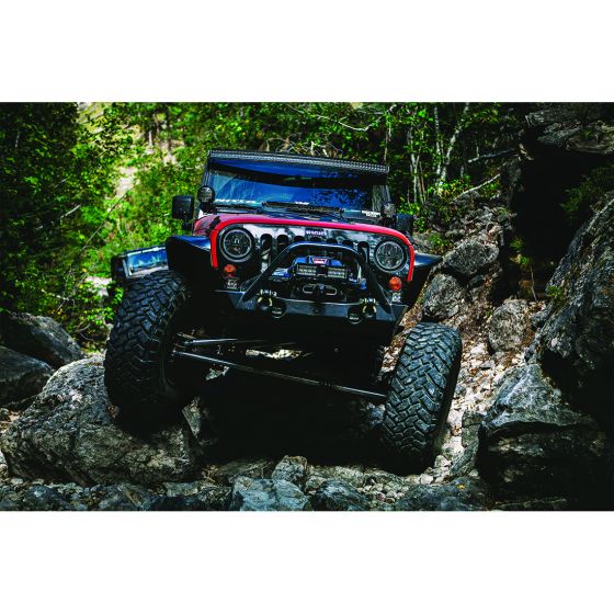 Rigid Industries 7in Round Headlights w/ H13 to H4 Adaptors - Set of 2