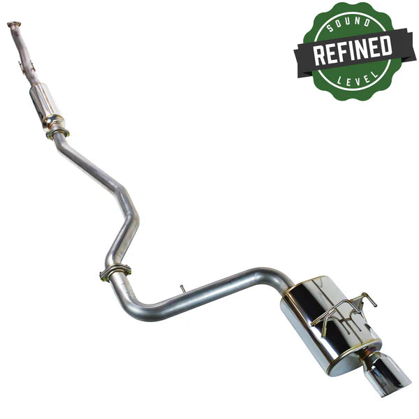 REMARK Catback Exhaust. Honda Civic Sport Sedan (FE2). Sports Touring Spec. Burnt Stainless Steel