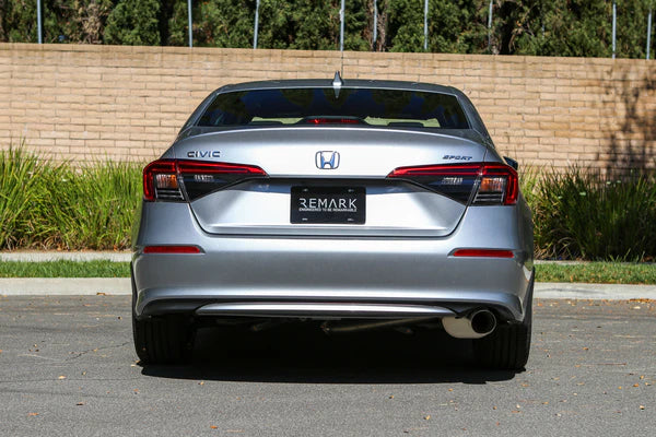 REMARK Catback Exhaust. Honda Civic Sport Sedan (FE2). Sports Touring Spec. Stainless Steel