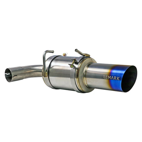REMARK Catback Exhaust. Subaru BRZ. R1 Spec Single-Exit Full Titanium (Resonated) - 0