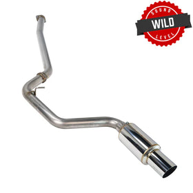 Remark 08-14 Subaru WRX / STI Hatch Cat-Back Exhaust R1 Spec Single Exit Stainless Steel
