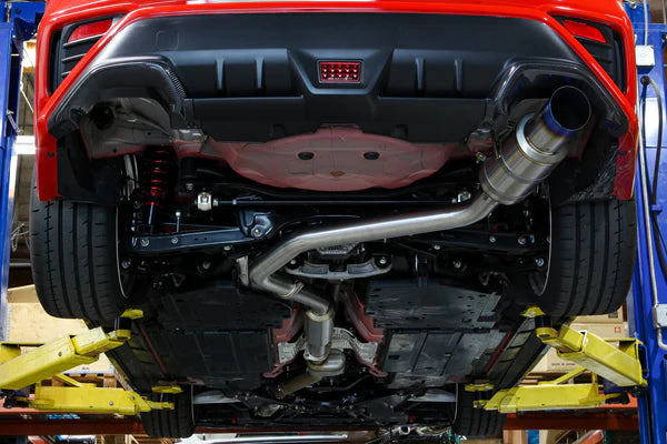 REMARK Catback Exhaust. Subaru WRX VB 2022+. R1 Spec Single-Exit Full Titanium