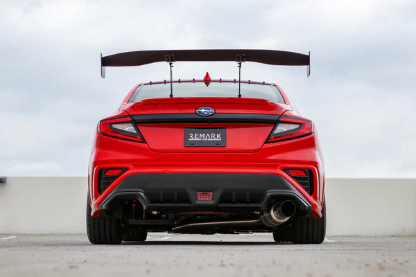 REMARK Catback Exhaust. Subaru WRX VB 2022+. R1 Spec Single-Exit Full Titanium