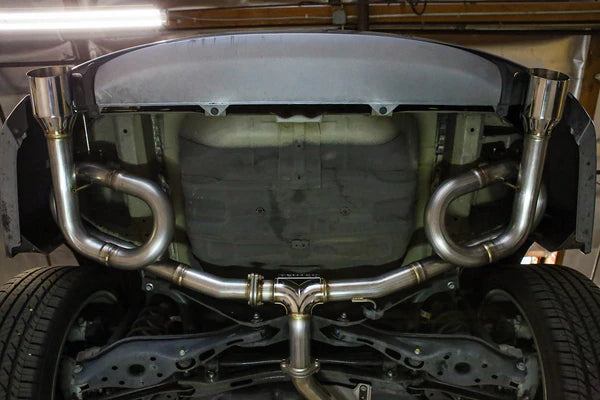 REMARK Catback Exhaust. Honda Civic Sport Sedan (FE2). LINK LOOP Spec. Dual Stainless tips