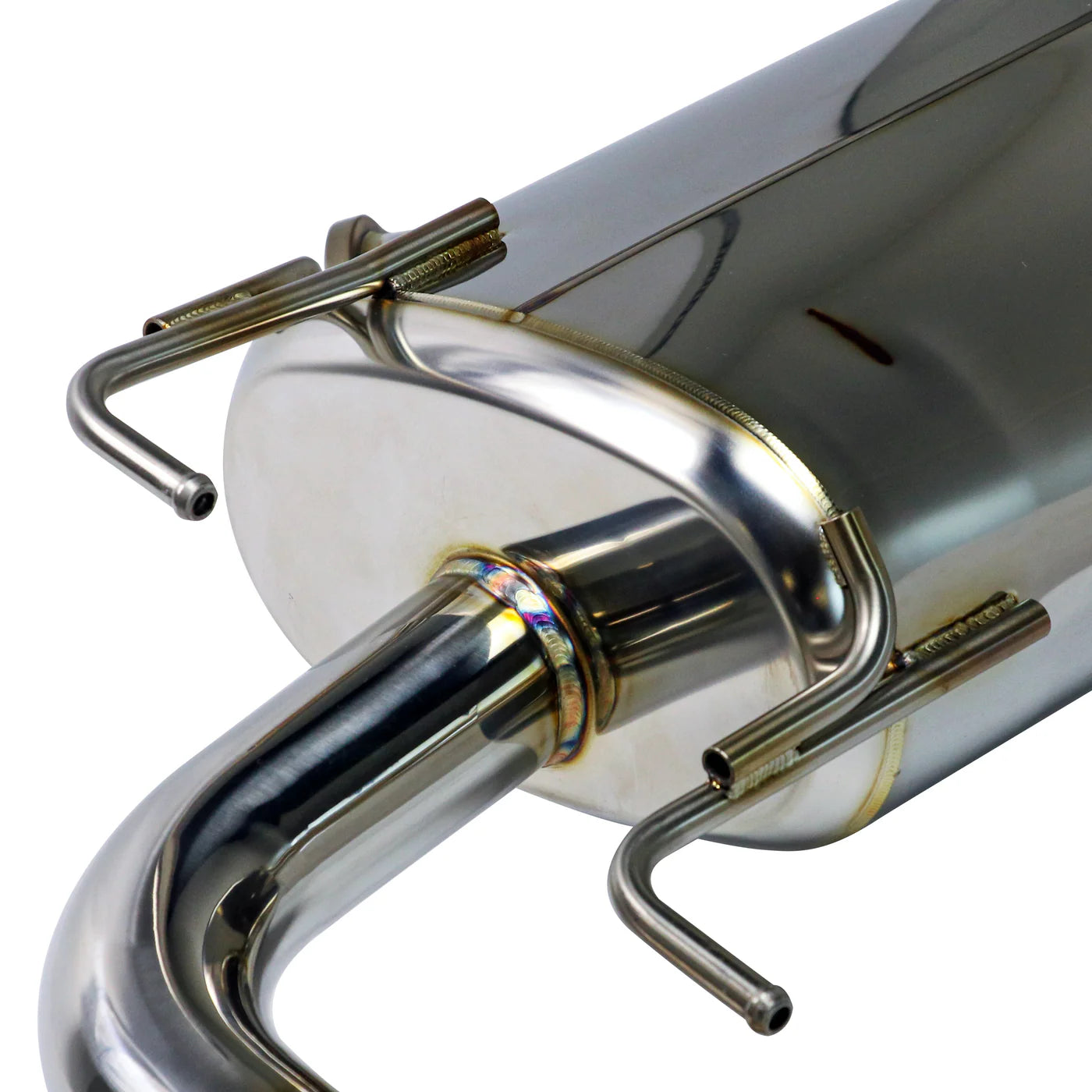 Remark 08-14 Subaru WRX STi GR Hatch Sports Touring Cat-Back Exhaust - SS Quad Tips (Resonated)