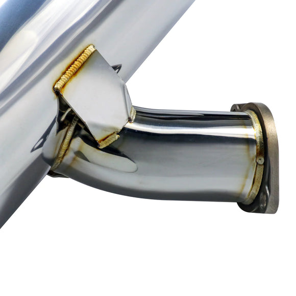 Remark 08-14 Subaru WRX STi GR Hatch Sports Touring Cat-Back Exhaust - SS Quad Tips (Resonated)