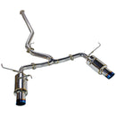REMARK 2022+ Subaru WRX (VB) Catback Exhaust - Dual R1 Spec Burnt Stainless (Non-Resonated)-1