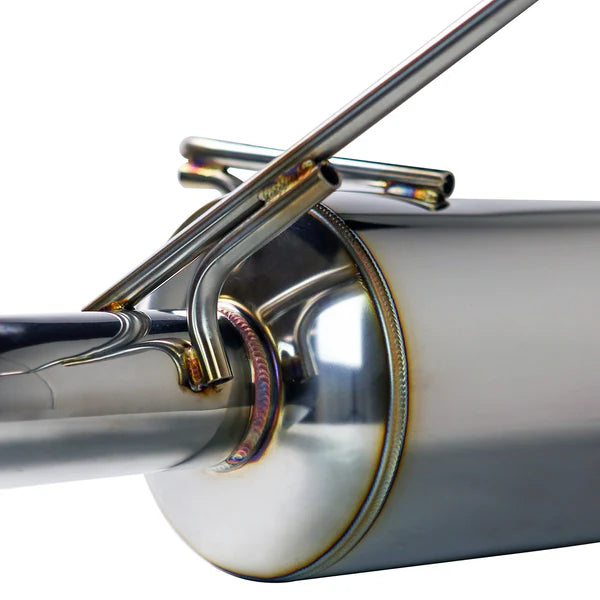 REMARK Catback Exhaust. Subaru WRX VB - Dual R1 Spec Stainless (Non-Resonated)