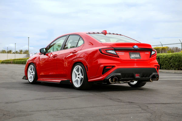 REMARK Catback Exhaust. Subaru WRX VB - Dual R1 Spec Stainless (Non-Resonated)