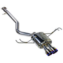 REMARK 2022+ Toyota GR Corolla Catback Exhaust - Dual Tips Center Exit (Burnt SS)-1