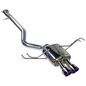 REMARK 2022+ Toyota GR Corolla Catback Exhaust - Dual Tips Center Exit (Burnt SS)
