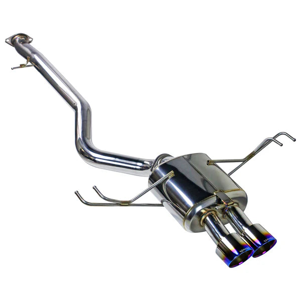 REMARK Catback Exhaust. Toyota GR Corolla. Dual Tips Center Exit. Burnt Stainless Steel Tips