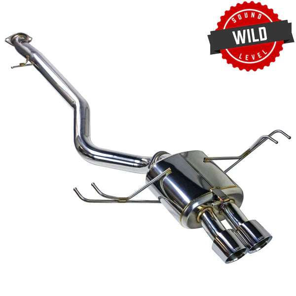 REMARK Catback Exhaust. Toyota GR Corolla. Dual Tips Center Exit. Stainless Steel Tips