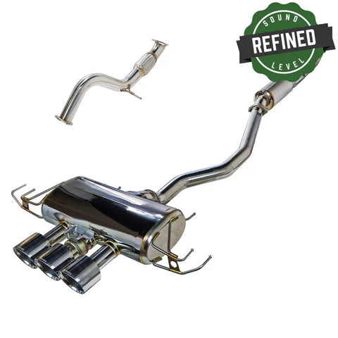 Sports Touring Q-Spec Triple Tip Catback + Front Pipe - Honda Civic Type R FL5 [2023+]
