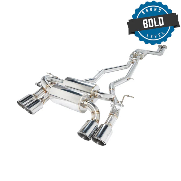 REMARK Catback Exhaust. BMW M3 (F80) / M4 (F82/F83) - Stainless Tip Cover