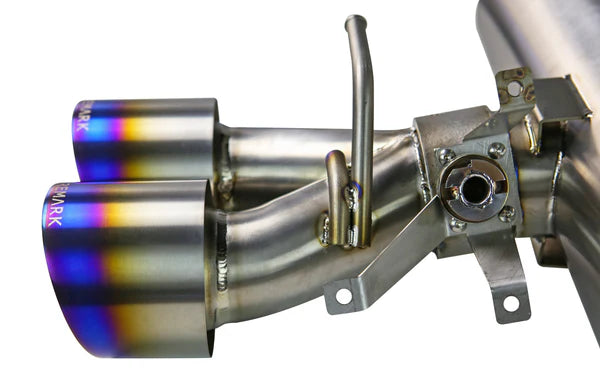 REMARK Catback Exhaust. Toyota GR Corolla. Outer: 4" Titanium Tips, Center: Dual 4" Titanium Tips