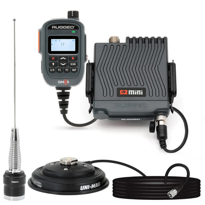 G2 Mini Radio Kit - 30W GMRS Compact Mobile Radio with Antenna