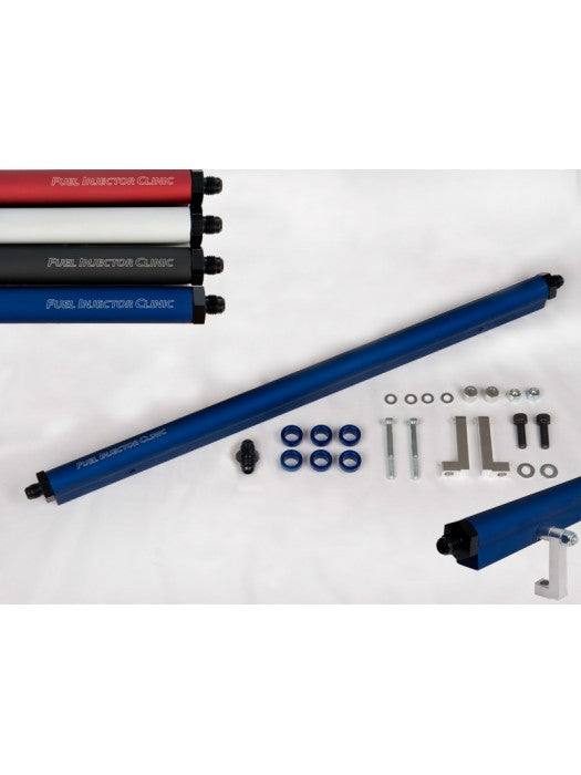 INJECTOR TOYOTA SUPRA 2JZ-GTE FUEL RAIL -6 FITTINGS BOTH SIDES