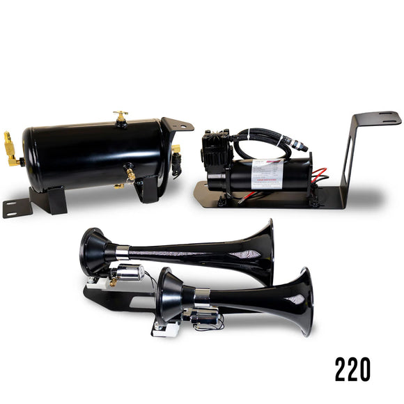 Kleinn 19-23 Ford Ranger Onboard Air System w/ Model 220 Horns