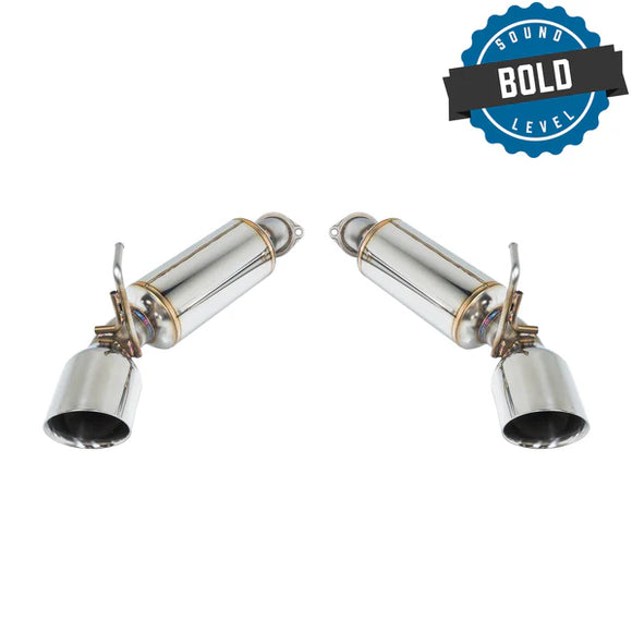 Remark 09-19 Nissan 370z Axle Back Exhaust w/Stainless Double Wall Tip