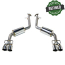 REMARK 17-20 Lexus IS200/300/350 Axleback Exhaust - Stainless Double Wall Tip (Muffler Version)-2