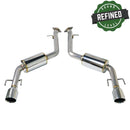 REMARK 2021+ Lexus IS300/ IS350 Axleback Exhaust - Stainless Double Wall Tip (Muffler Version)-2