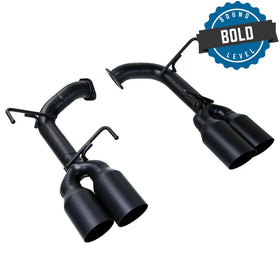 Remark 15-22 Subaru WRX STi VA Axle Back Exhaust Stainless Steel Single Wall Tip 4in Cerakote Black