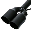 REMARK 2022+ Subaru WRX VB Stainless Single Wall Tip (4in) Axle Back Exhaust- Cerakote Black Coating-2