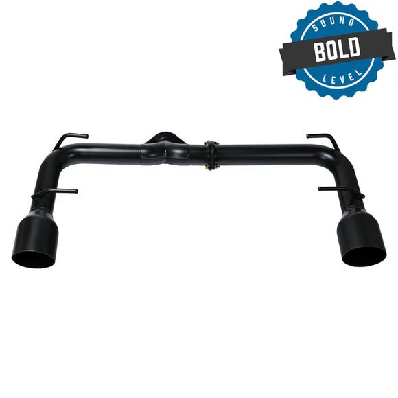 REMARK 2022+ Toyota GR86 Axleback Exhaust - Stainless Single Wall Tip - Stealth